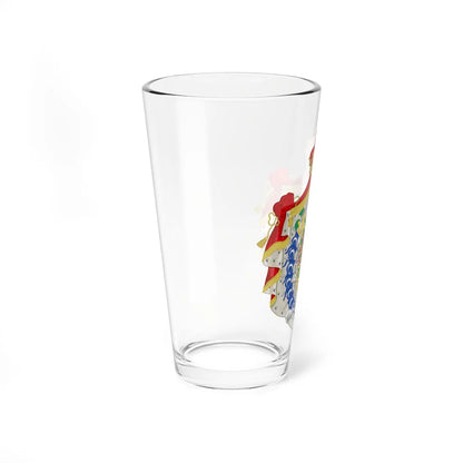 Coat of Arms of Felipe Juan Froilán of Marichalar Grandee of Spain (Spain) (Coat of Arms) Pint Glass 16oz - Go Mug Yourself