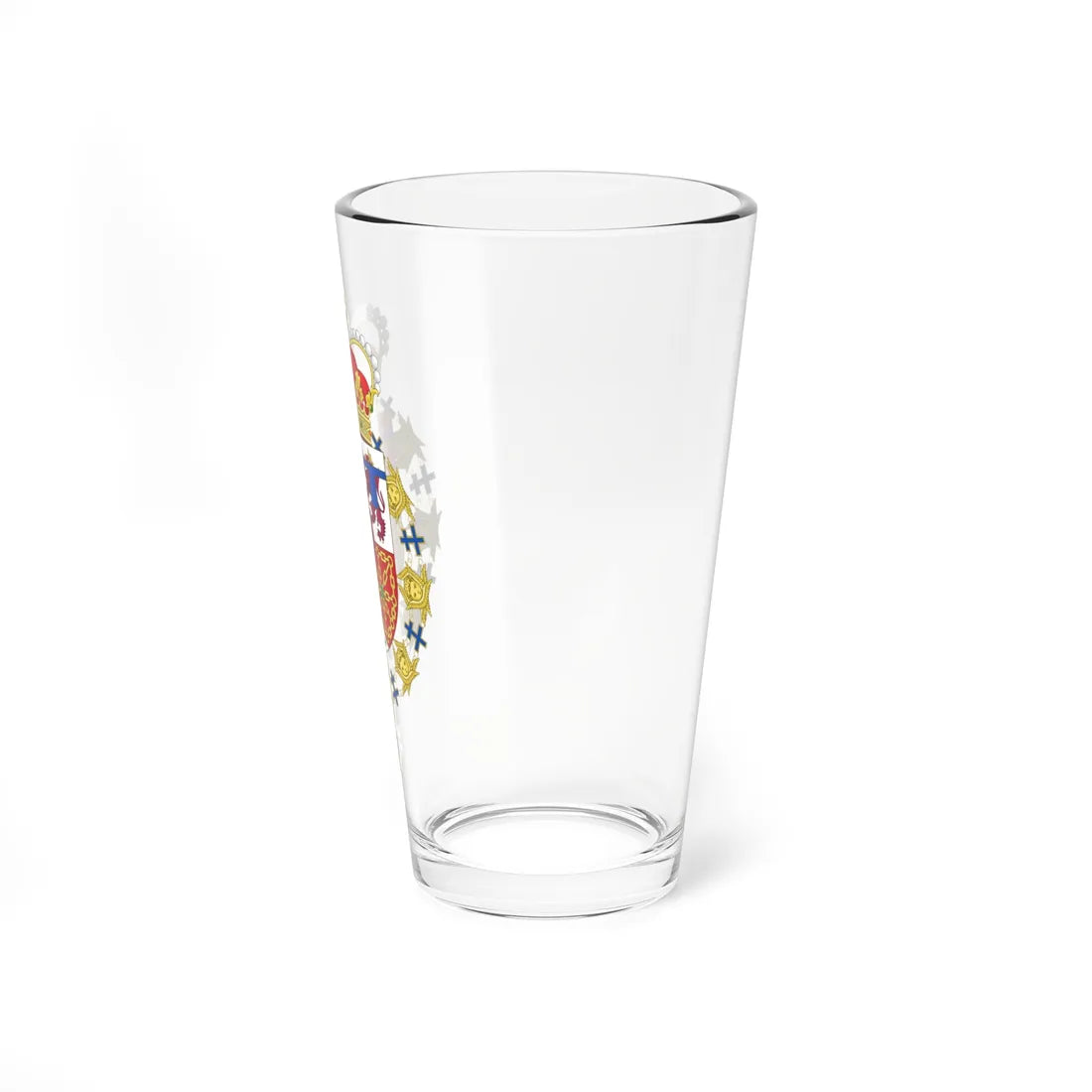 Coat of arms of Felipe of Spain Order of the Seraphim (Sweden) (Coat of Arms) Pint Glass 16oz - Go Mug Yourself
