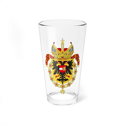Coat of Arms of Ferdinand I Holy Roman Emperor-Or shield variant (Germany) (Coat of Arms) Pint Glass 16oz 16oz - Go Mug Yourself