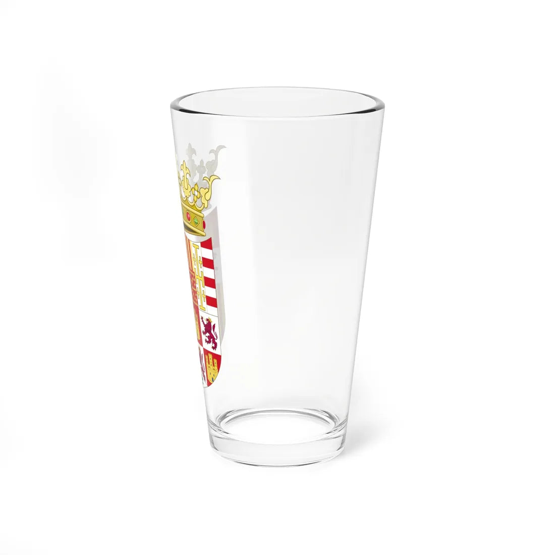 Coat of Arms of Ferdinand II of Aragon 1513-1516 (Italy) (Coat of Arms) Pint Glass 16oz - Go Mug Yourself