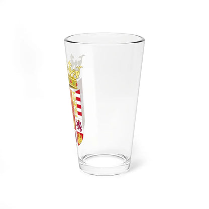 Coat of Arms of Ferdinand II of Aragon 1513-1516 (Italy) (Coat of Arms) Pint Glass 16oz - Go Mug Yourself