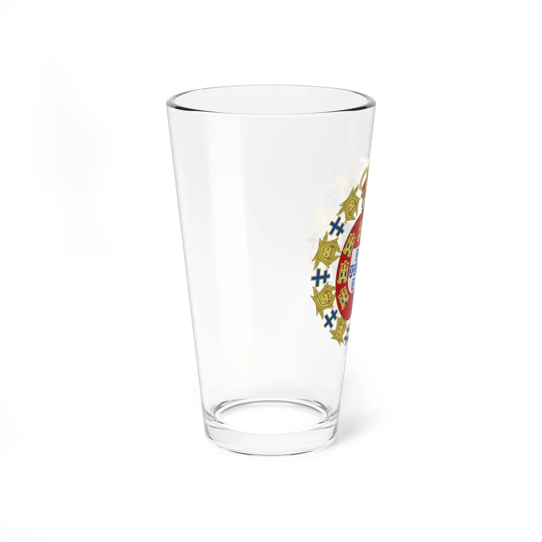 Coat of Arms of Ferdinand II of Portugal Seraphin Order (Portugal) (Coat of Arms) Pint Glass 16oz - Go Mug Yourself