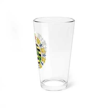 Coat of Arms of Ferdinand II of Portugal Seraphin Order (Portugal) (Coat of Arms) Pint Glass 16oz - Go Mug Yourself