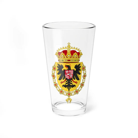 Coat of arms of Ferdinand III and Ferdinand IV as Kings of the Romans (Austria) (Coat of Arms) Pint Glass 16oz 16oz - Go Mug Yourself
