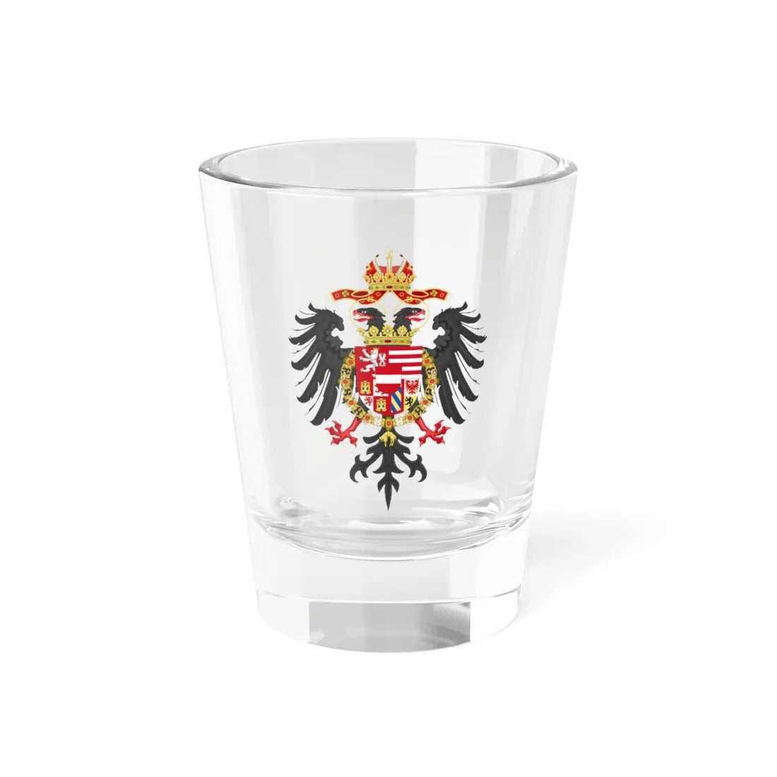 Coat of Arms of Ferdinand III Holy Roman Emperor (Austria) (Coat of Arms) Shot Glass 1.5oz 1.5oz - Go Mug Yourself