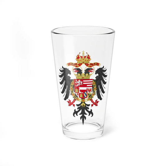 Coat of Arms of Ferdinand III Holy Roman Emperor (Germany) (Coat of Arms) Pint Glass 16oz 16oz - Go Mug Yourself