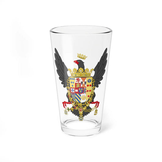 Coat of Arms of Ferdinand III of Sicily (Italy) (Coat of Arms) Pint Glass 16oz 16oz - Go Mug Yourself