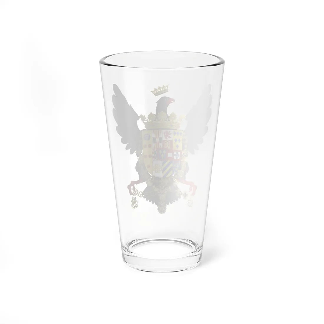 Coat of Arms of Ferdinand III of Sicily (Italy) (Coat of Arms) Pint Glass 16oz - Go Mug Yourself