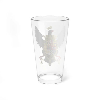 Coat of Arms of Ferdinand III of Sicily (Italy) (Coat of Arms) Pint Glass 16oz - Go Mug Yourself