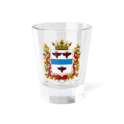 Coat of arms of Fergana Oblast 1890 (Russia) (Coat of Arms) Shot Glass 1.5oz - Go Mug Yourself