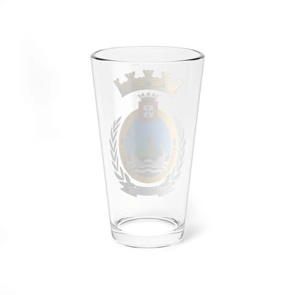 Coat of Arms of Fernando de Noronha (Brazil) (Coat of Arms) Pint Glass 16oz - Go Mug Yourself
