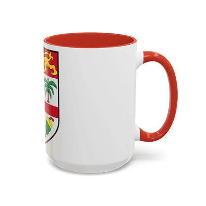 Coat of arms of Fiji 2 - Accent Coffee Mug - Go Mug Yourself