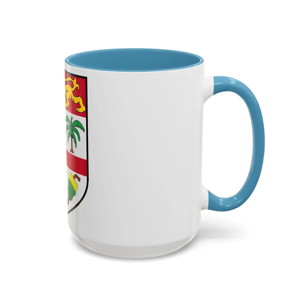 Coat of arms of Fiji 2 - Accent Coffee Mug - Go Mug Yourself