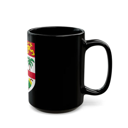 Coat of arms of Fiji 2 - Black Coffee Mug-Go Mug Yourself