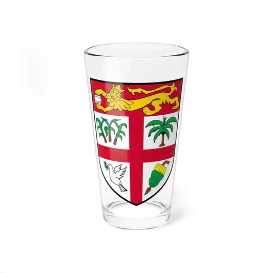 Coat of arms of Fiji 2 - Pint Glass 16oz 16oz - Go Mug Yourself