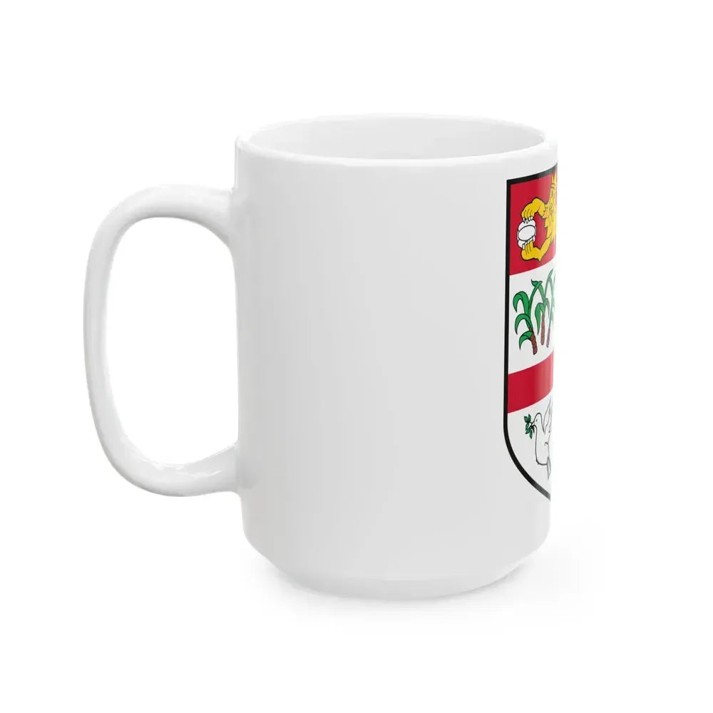 Coat of arms of Fiji 2 - White Coffee Mug - Go Mug Yourself