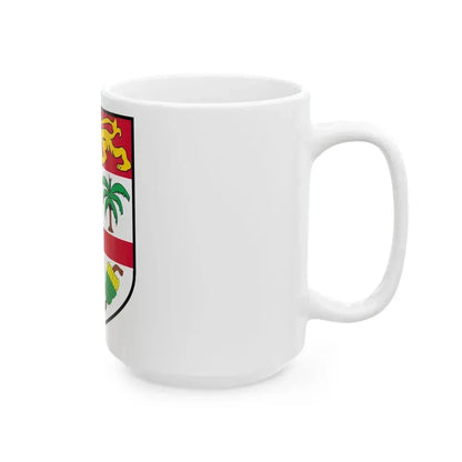 Coat of arms of Fiji 2 - White Coffee Mug - Go Mug Yourself