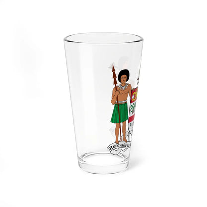 Coat of arms of Fiji (Fiji) (Coat of Arms) Pint Glass 16oz - Go Mug Yourself