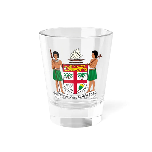 Coat of arms of Fiji (Fiji) (Coat of Arms) Shot Glass 1.5oz 1.5oz - Go Mug Yourself