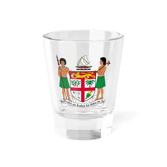 Coat of arms of Fiji - Shot Glass 1.5oz 1.5oz - Go Mug Yourself
