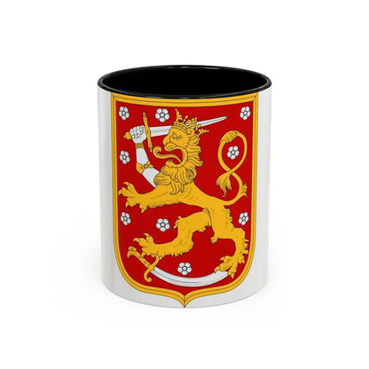 Coat of arms of Finland 1920 - Accent Coffee Mug 11oz Black - Go Mug Yourself