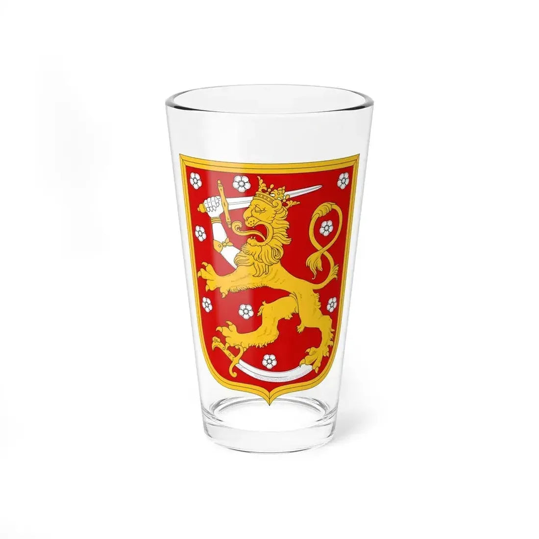 Coat of arms of Finland 1920 - Pint Glass 16oz 16oz - Go Mug Yourself