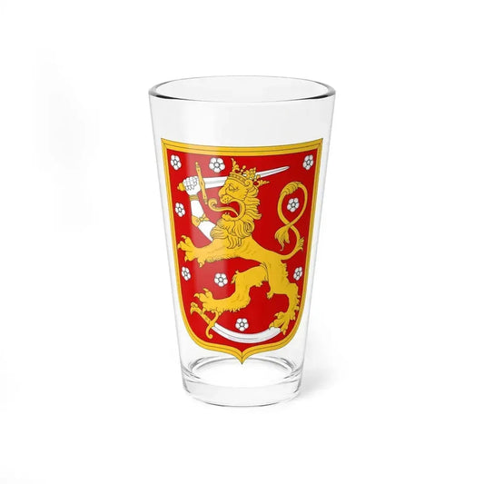 Coat of arms of Finland 1920 - Pint Glass 16oz 16oz - Go Mug Yourself