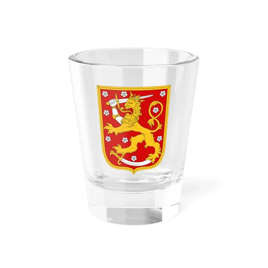 Coat of arms of Finland 1920 - Shot Glass 1.5oz 1.5oz - Go Mug Yourself