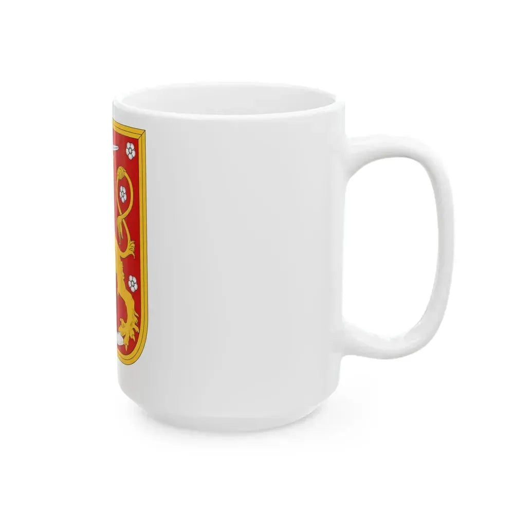 Coat of arms of Finland 1920 - White Coffee Mug - Go Mug Yourself