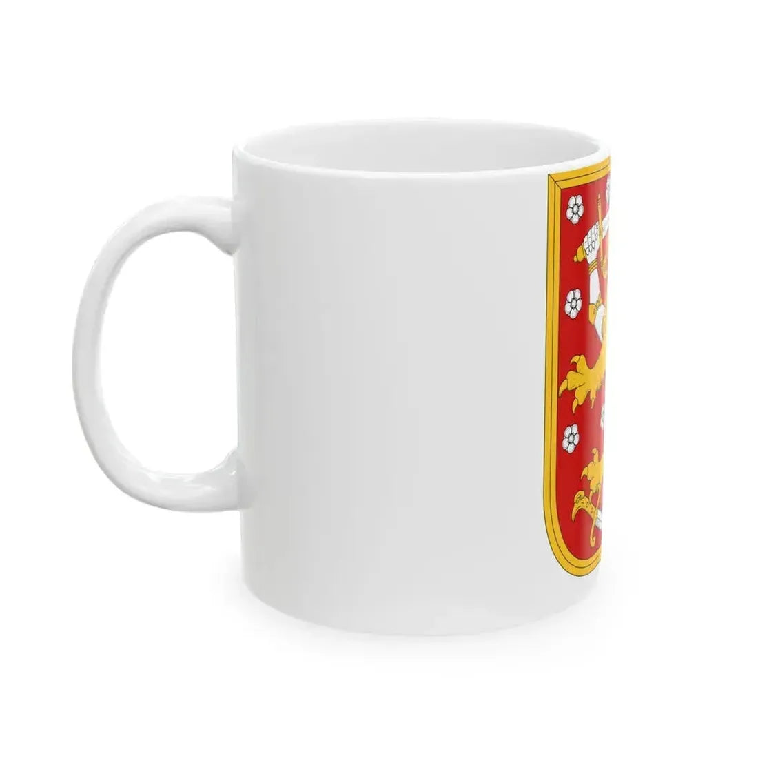 Coat of arms of Finland 1920 - White Coffee Mug - Go Mug Yourself