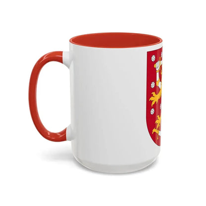 Coat of arms of Finland - Accent Coffee Mug - Go Mug Yourself