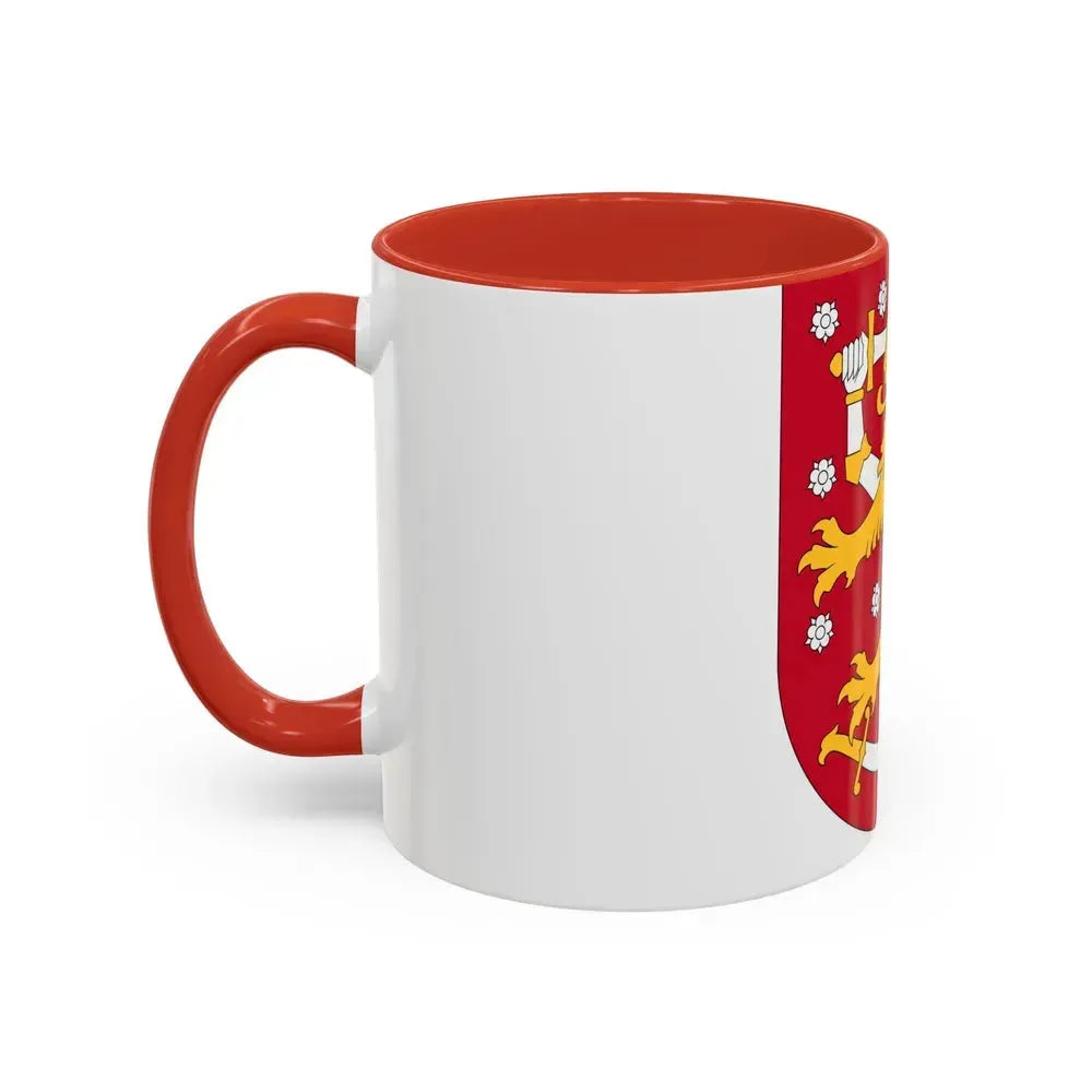 Coat of arms of Finland - Accent Coffee Mug - Go Mug Yourself