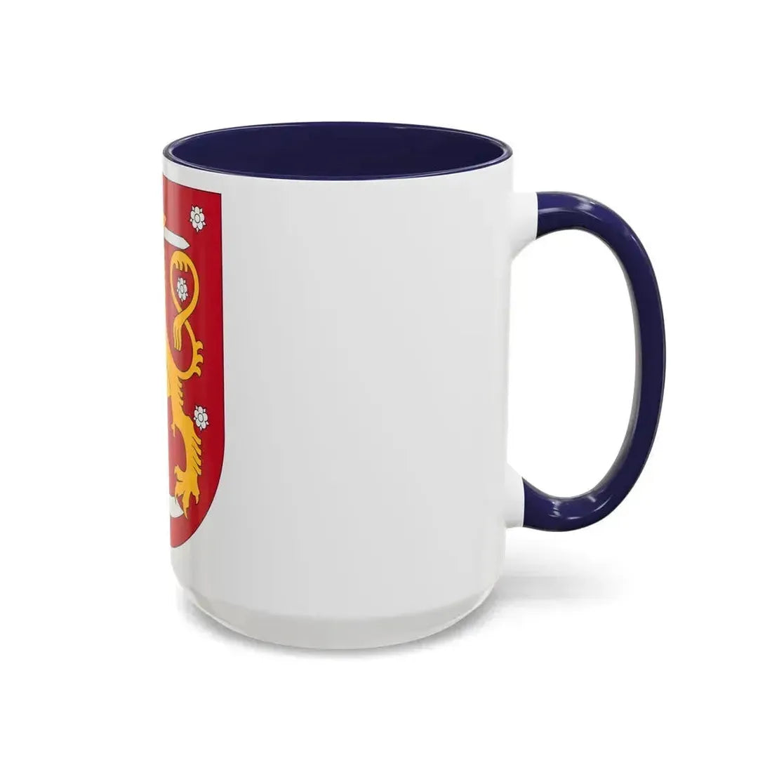 Coat of arms of Finland - Accent Coffee Mug - Go Mug Yourself