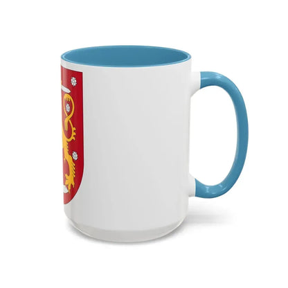 Coat of arms of Finland - Accent Coffee Mug - Go Mug Yourself