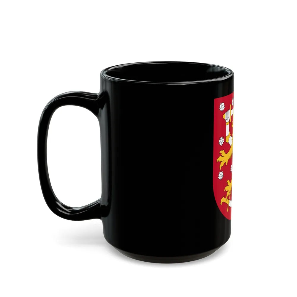 Coat of arms of Finland - Black Coffee Mug-Go Mug Yourself