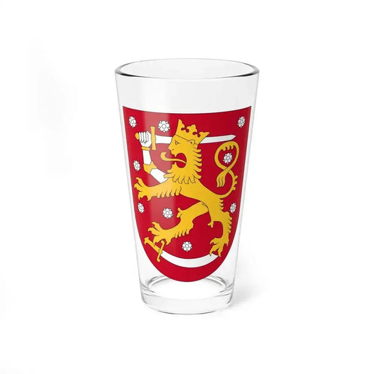 Coat of arms of Finland - Pint Glass 16oz 16oz - Go Mug Yourself