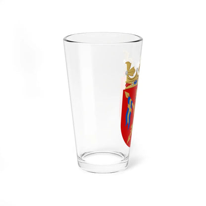 Coat of Arms of Finland Proper (Finland) (Coat of Arms) Pint Glass 16oz - Go Mug Yourself