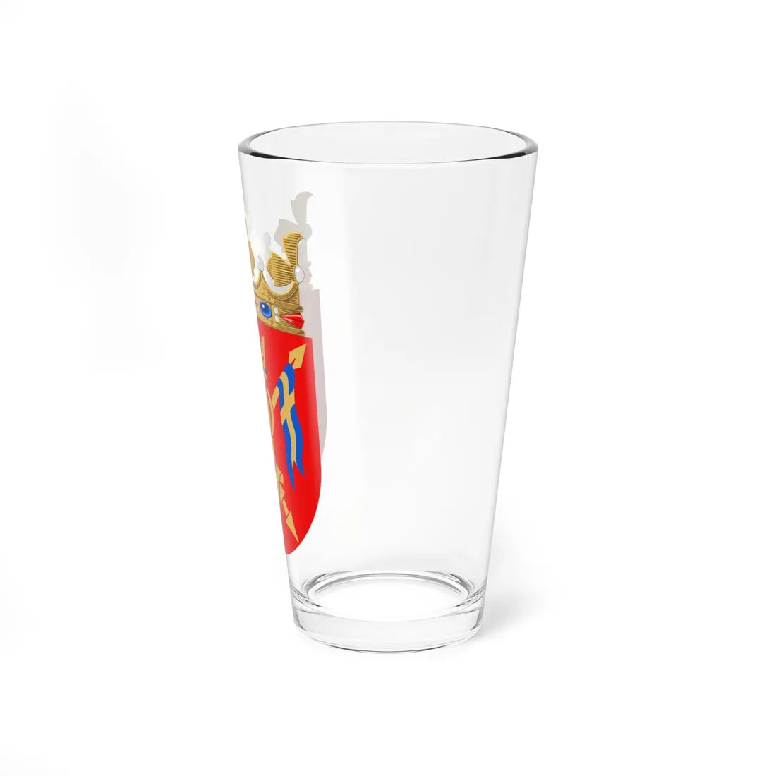 Coat of Arms of Finland Proper (Finland) (Coat of Arms) Pint Glass 16oz - Go Mug Yourself