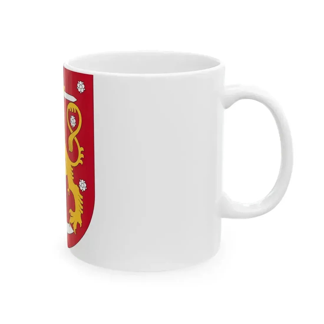 Coat of arms of Finland - White Coffee Mug - Go Mug Yourself