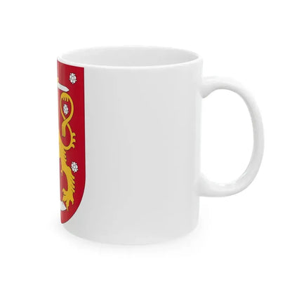 Coat of arms of Finland - White Coffee Mug - Go Mug Yourself
