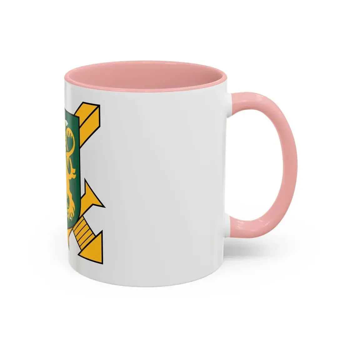 Coat of Arms of Finnish Ground Force - Accent Coffee Mug - Go Mug Yourself