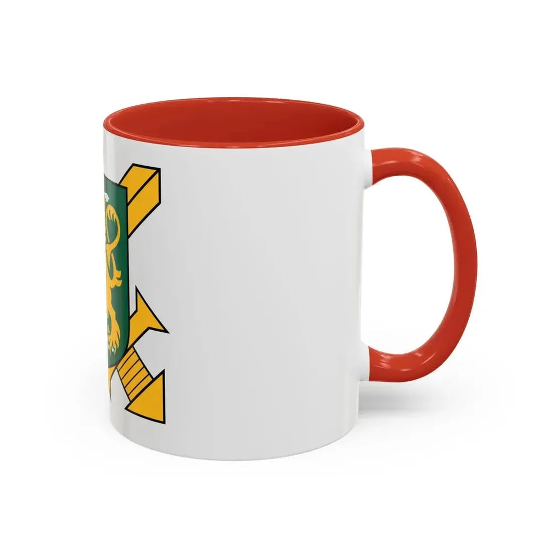Coat of Arms of Finnish Ground Force - Accent Coffee Mug - Go Mug Yourself