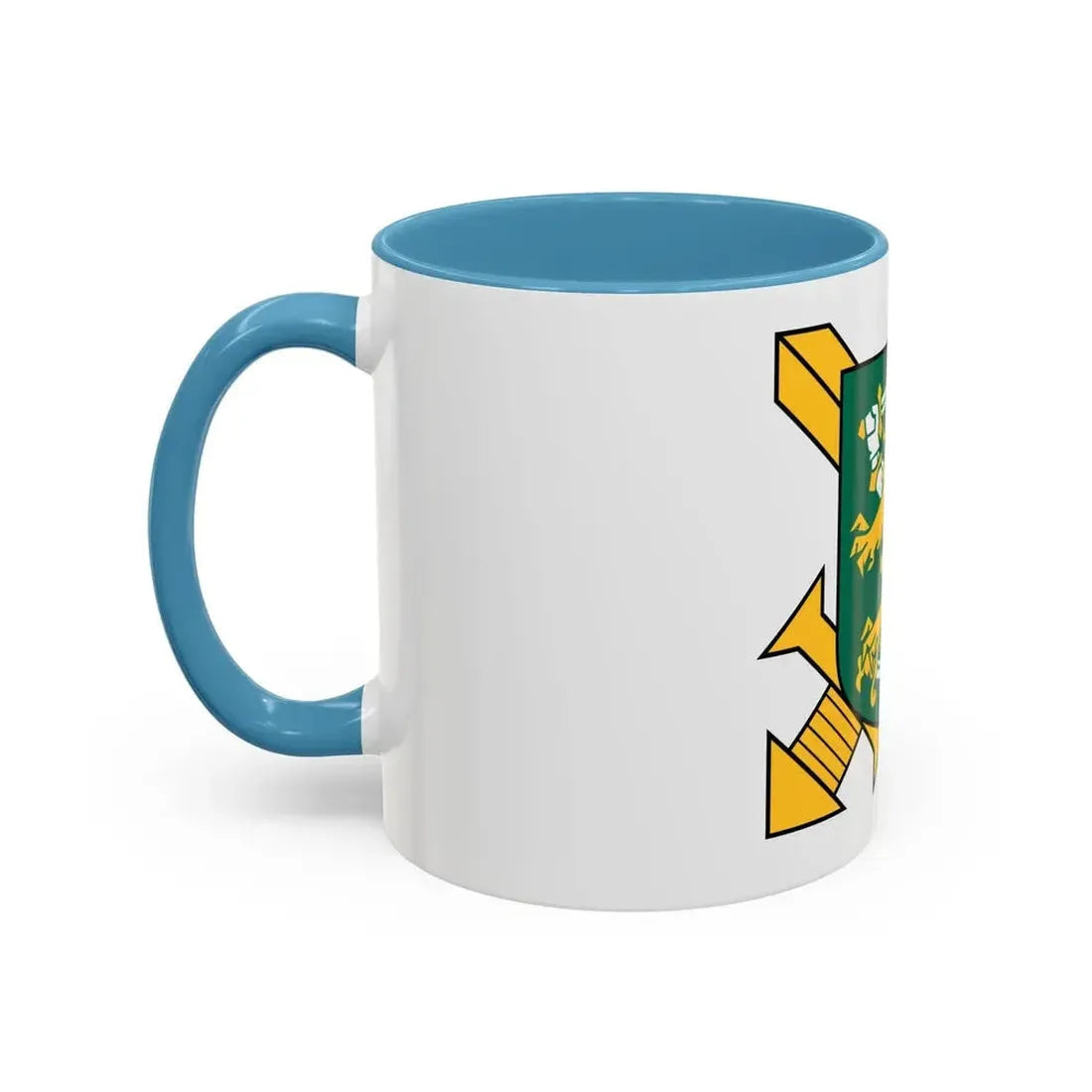 Coat of Arms of Finnish Ground Force - Accent Coffee Mug - Go Mug Yourself