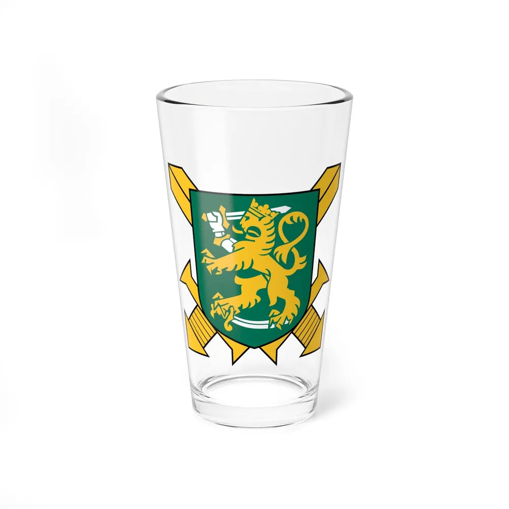 Coat of Arms of Finnish Ground Force - Pint Glass 16oz-16oz-Go Mug Yourself