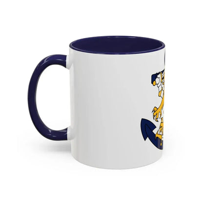 Coat of Arms of Finnish Navy - Accent Coffee Mug - Go Mug Yourself