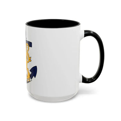 Coat of Arms of Finnish Navy - Accent Coffee Mug - Go Mug Yourself