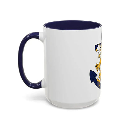 Coat of Arms of Finnish Navy - Accent Coffee Mug - Go Mug Yourself