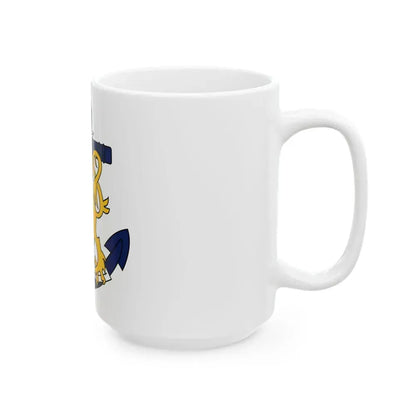 Coat of Arms of Finnish Navy - White Coffee Mug - Go Mug Yourself