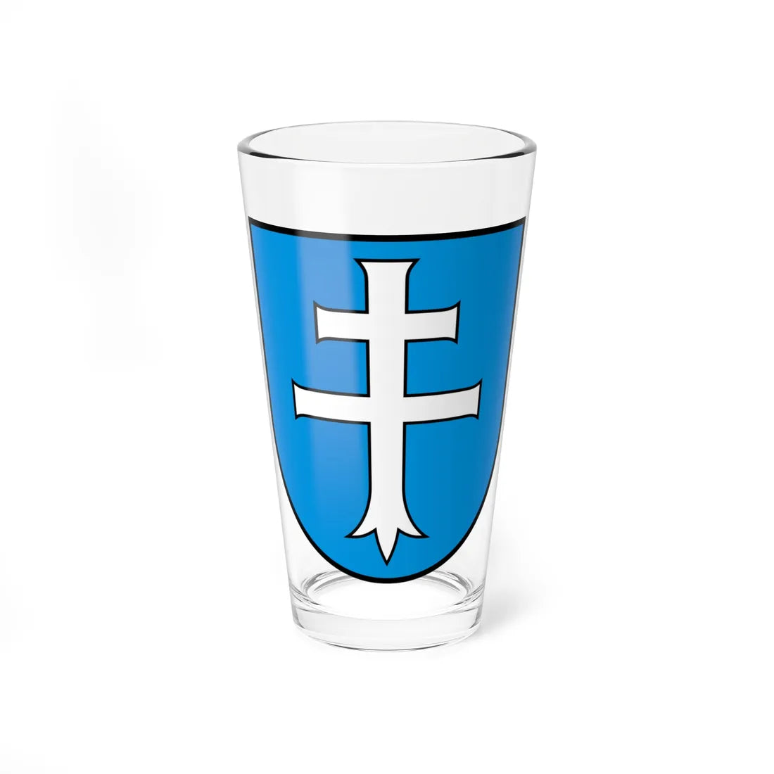 Coat of arms of Fislisbach (Switzerland) (Coat of Arms) Pint Glass 16oz 16oz - Go Mug Yourself