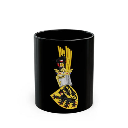 Coat of Arms of Flanders - Black Coffee Mug-11oz-Go Mug Yourself